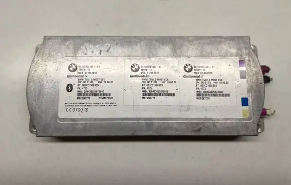 BMW 5 GT F07 Bluetooth control unit module 9231091 84109231091
