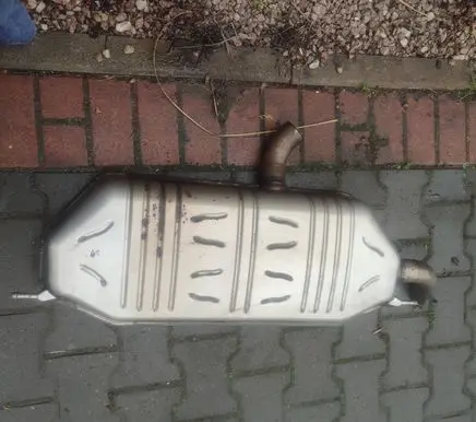 Mercedes-Benz A W177 Rear muffler/silencer tail pipe A2474910400