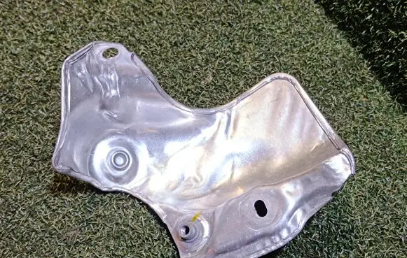 Heat shield in engine bay