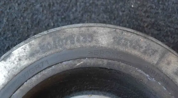 Fiat Ducato Crankshaft pulley 504078435