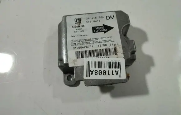 Opel Zafira A Airbag control unit/module 24416704