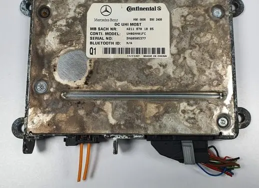 Mercedes-Benz A W169 Bluetooth control unit module A2118701885