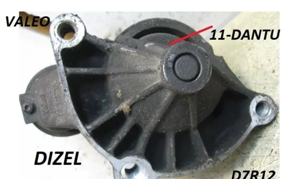 Peugeot 806 Starter motor D7R12