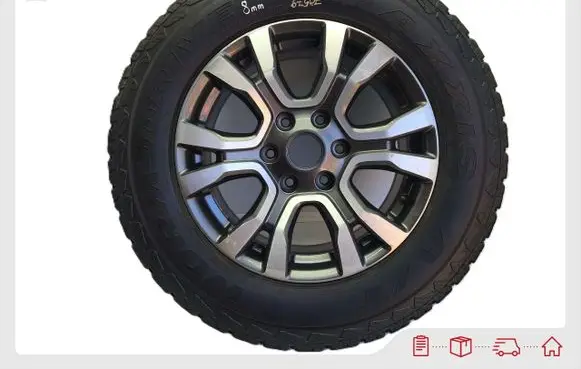 Ford Ranger R18 alloy rim EB3C1007F2A JB3C1007R2A