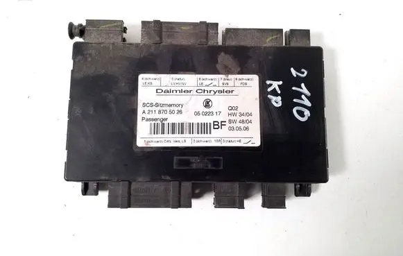 Mercedes-Benz ML W164 Seat control module A2118705026