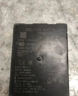 Keyless (KESSY) go control unit/module