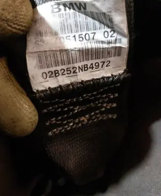 BMW X5 E53 Front seatbelt 7051507 02 02B252NB4972
