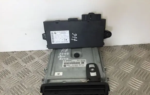 BMW 3 E90 E91 Engine ECU kit and lock set 8510221 0281016838 9237047