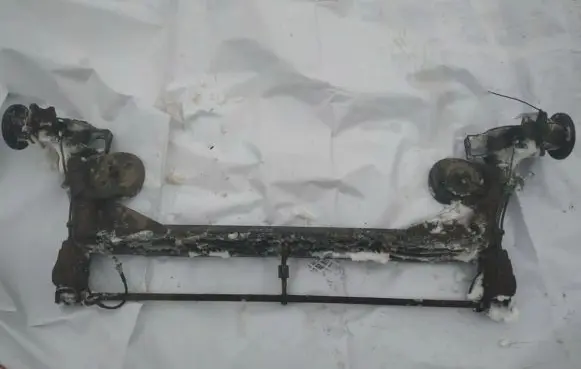 Volkswagen PASSAT B5.5 Rear subframe 