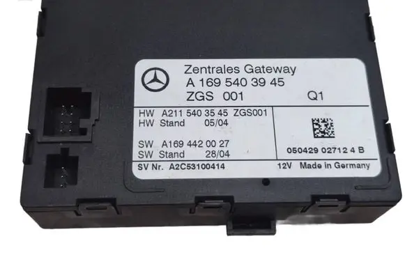 Mercedes-Benz A W169 Gateway control module A1695403945 A1694420027 A2115403545