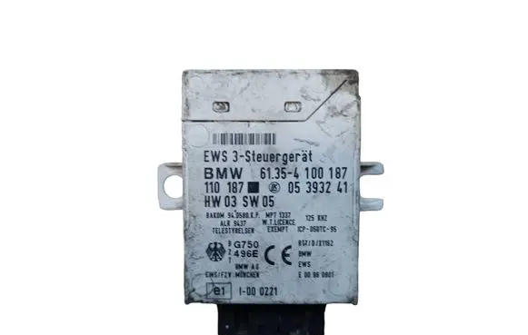 BMW 5 E39 Immobilizer control unit/module 61354100187 05393241 110187