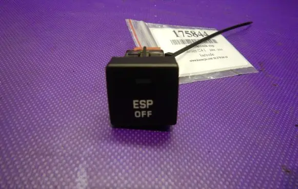 Citroen C4 I ESP (stability program) switch 96476624XT