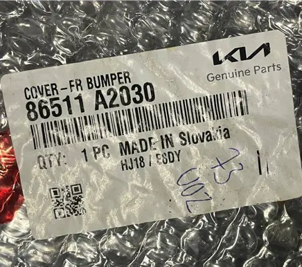 KIA Ceed Front bumper 86511a2030 86511a2030as