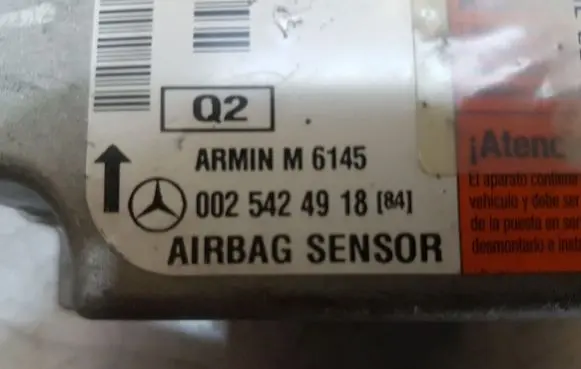 Mercedes-Benz ML W163 Airbag control unit/module 0025424918
