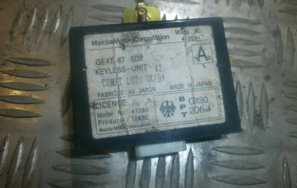 Mazda 626 Immobilizer control unit/module GE4T675D2