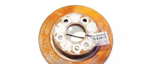 Opel Zafira B Rear brake disc neventiliuojamas