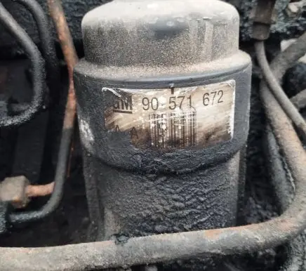 Opel Astra G Oil filter cover 90571672