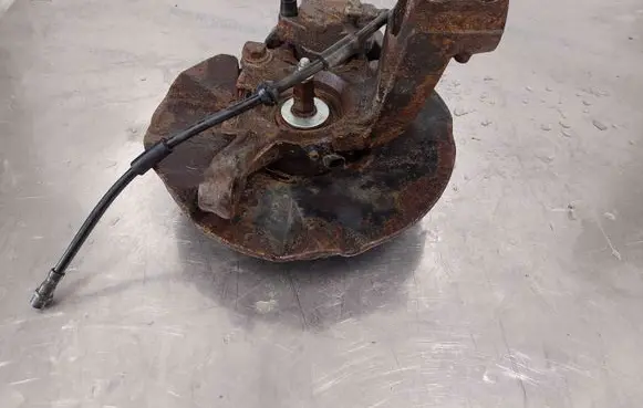 Volkswagen Transporter - Caravelle T5 Front wheel hub spindle knuckle 7H0257G E00106A