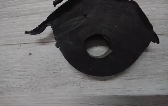 Jaguar XJ X40 Rear coil spring rubber mount 