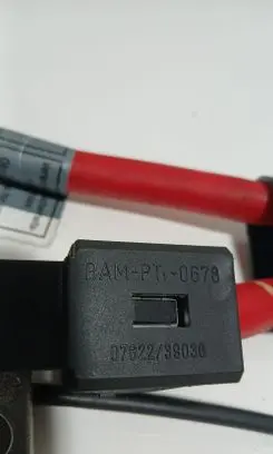BMW 7 E65 E66 Positive cable (battery) 0762239030