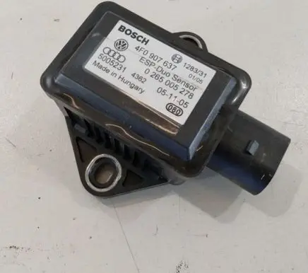 Audi A6 S6 C6 4F ESP acceleration yaw rate sensor 4F0907637 0265005278 5005231