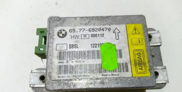 BMW 7 E65 E66 Airbag control unit/module 65776920470 6920470
