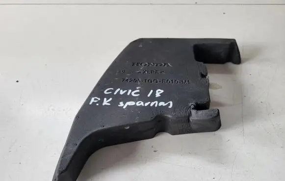 Honda Civic X Fender foam support/seal 74295TGGE010M1