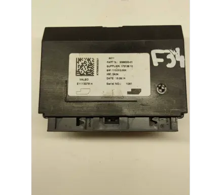 BMW 3 GT F34 Air conditioning/heating control unit 9366303 13011731