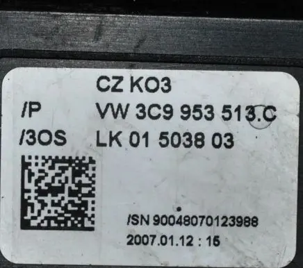 Volkswagen PASSAT B6 Indicator stalk