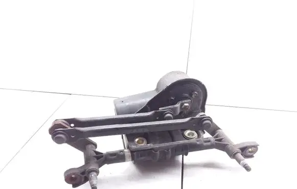 Front wiper linkage and motor