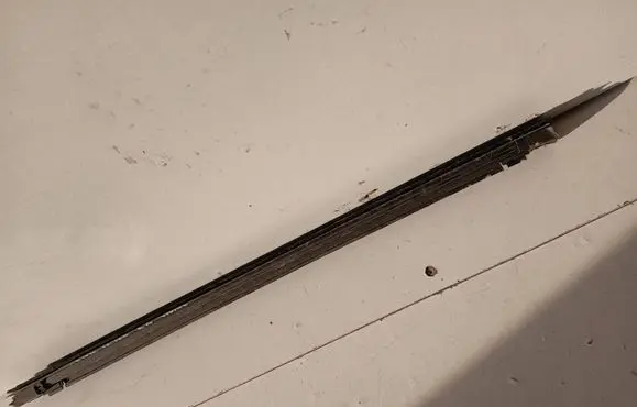Honda Civic X Rear door glass trim molding
