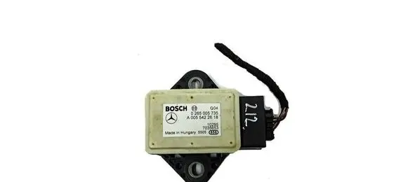 Mercedes-Benz E W212 ESP acceleration yaw rate sensor A0055422618 0265005735 10295