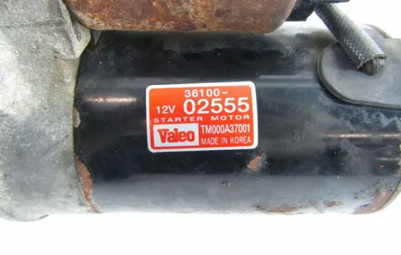 Hyundai Getz Starter motor 3610002555