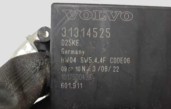 Volvo S60 Parking PDC control unit/module 31314525 1017500428 601911