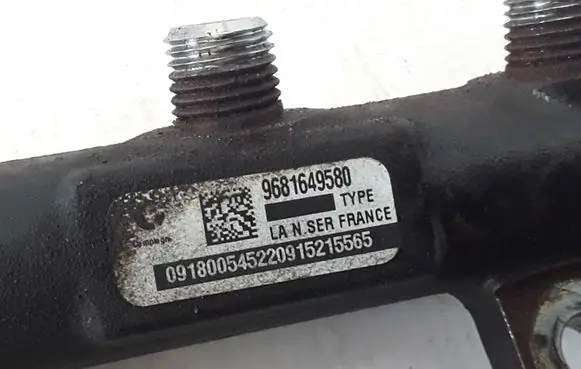 Volvo C70 Fuel main line pipe 9681649580