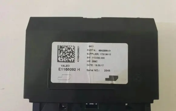 BMW 3 F30 F35 F31 Air conditioner control unit module 6842986