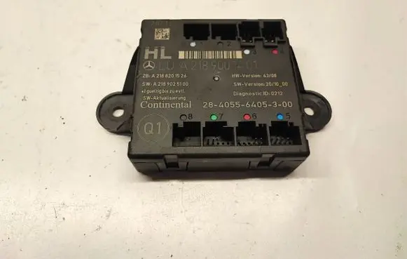 Mercedes-Benz CLS C218 X218 Door control unit/module A2189001401
