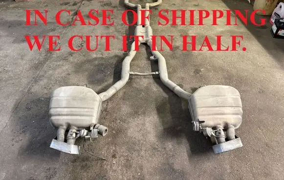 BMW 6 F12 F13 Muffler/silencer 90587203 7605458 90587202