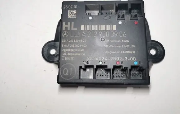 Mercedes-Benz C W204 Door control unit/module A2129003906 A2128208526
