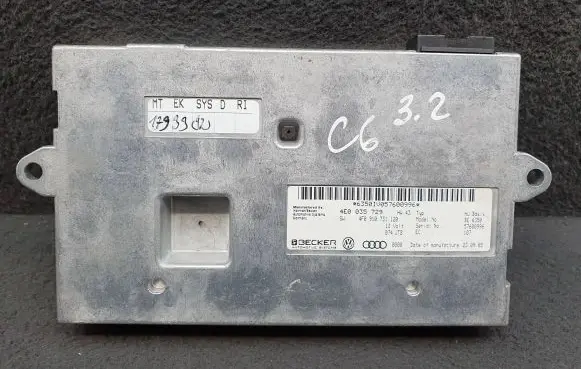 Audi A6 S6 C6 4F MMI control unit 4F0910731 4E0035729