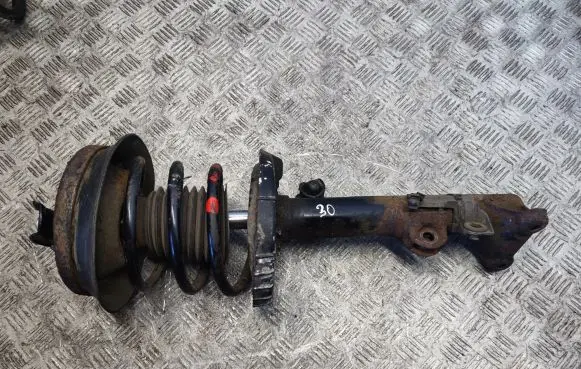 Front shock absorber with coil spring