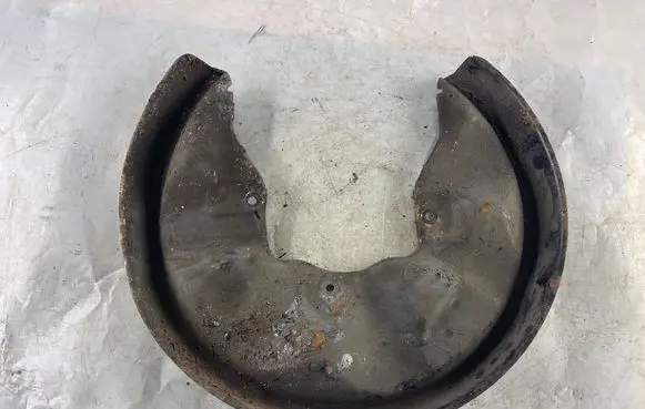 Audi A8 S8 D3 4E Rear brake disc plate dust cover 4E0615611A