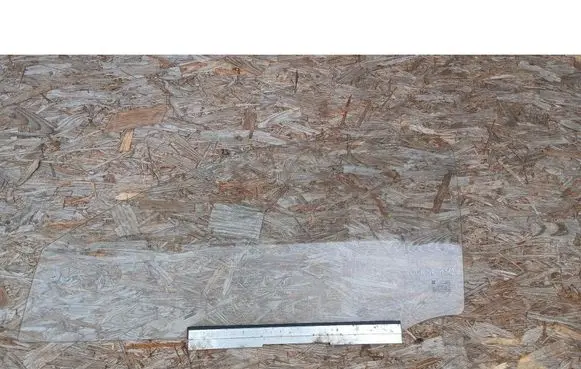 Opel Corsa B Front door window glass four-door