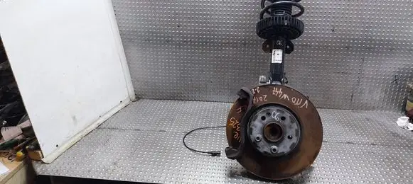 Front shock absorber with coil spring