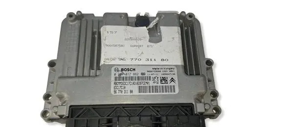 Citroen C4 II Engine control unit/module 9677031180 9666729580 0281017862