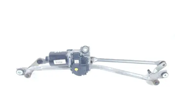 Front wiper linkage and motor