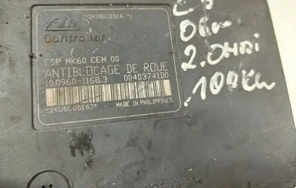 Citroen C5 ABS Pump 10096011683 00403741D0 9659770380