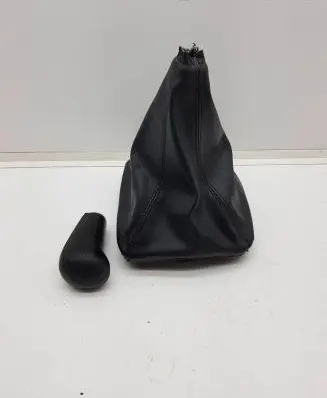 Gear lever shifter trim leather/knob