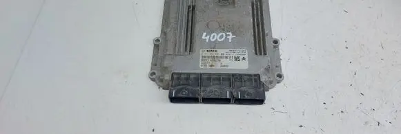 Peugeot 4007 Engine control unit/module 9663757980 186B495 0281016892