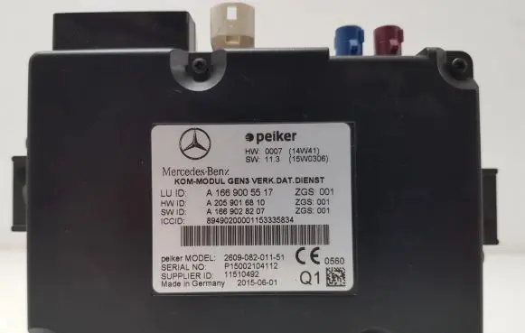 Mercedes-Benz C W205 Phone control unit/module A2059016810 A1669005517 A1669028207